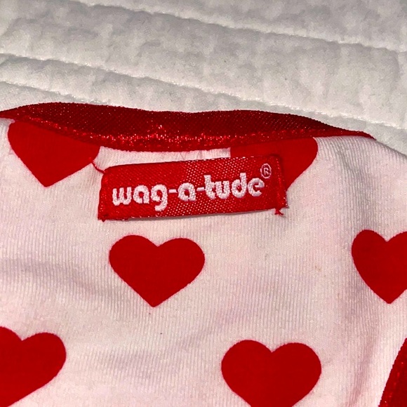 🆕 Ruffle Dress Red Hearts & Satin Bow - Picture 3 of 5